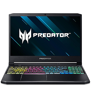 ACER PREDATOR HELIOS 300 PH315 -53-72W3, 15.6 Inches, Intel(R) Core(TM) i7-10870H CPU @2.20GHz, 16 GB RAM, 512 GB NVME SSD, NVIDIA GeForce RTX 3060, Graphite Laptop (Pre-owned)