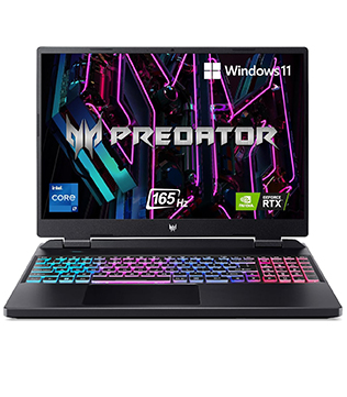 ACER Predator Helios Neo 16 PHN16-71,16 Inches, 13th Gen Intel(R) Core(TM) i7-13700HX @2.10 GHz, 16 GB RAM, 1 TB NVME SSD, NVIDIA GeForce RTX 4050, Black Laptop (Minor Wear & Tear) (Pre-owned)