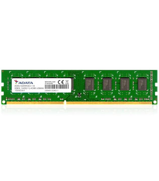 ADATA 4GB DDR3 1600MHz (ADDU1600W4G11) Desktop RAM (Pre-owned)