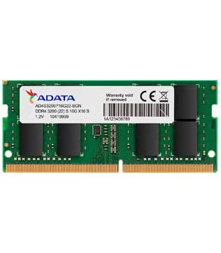 ADATA 8GB DDR4 3200MHz (AD4S320088G22-BGN) Laptop RAM (Pre-owned)