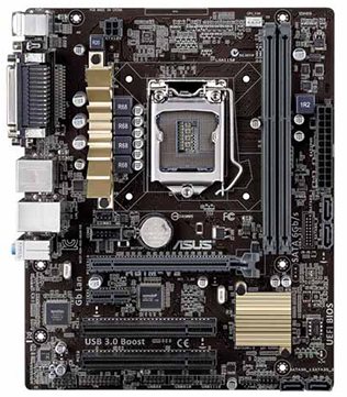 ASUS H81M-V3 Motherboard (Without I/O Shield) (Pre-owned)