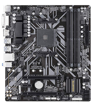 Gigabyte B450M DS3H Motherboard (Pre-owned)