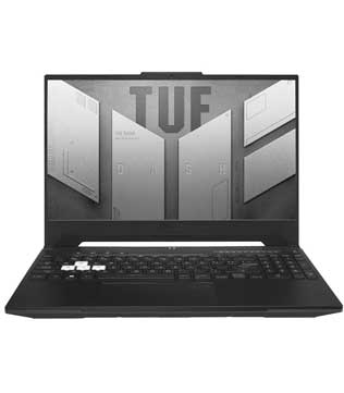 ASUS TUF Dash F15 FX517ZE , 15.6 Inches, 12th Gen Intel(R) Core(TM) i7-12650H @ 2.30 GHz, 16 GB RAM, 512 GB NVME SSD, NVIDIA GeForce RTX 3050 Ti, Off Black Laptop (Pre-owned)