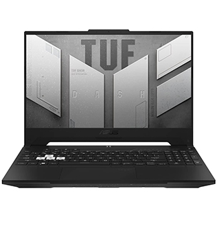 ASUS TUF Dash F15 FX517ZR, 15.6 Inches, 12th Gen Intel(R) Core(TM) i7-12650H @2.30 GHz, 16 GB RAM, 1 TB NVME SSD, NVIDIA GeForce RTX 3070, Black Laptop (Pre-owned)