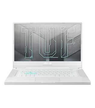 ASUS Tuf Dash F15 FX516PM, 15.6 Inches, 11th Gen Intel® Core(TM) i5-11300H @3.10Ghz, 16 GB RAM, 512 GB NVME SSD, NVIDIA GeForce RTX 3060, Moonlight White Laptop (Minor Wear & Tear) (Pre-owned)
