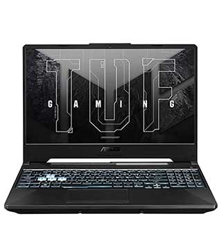 ASUS TUF F15 FX506HF, 15.6 Inches, 11th Gen Intel(R) Core(TM) i5-11400H @ 2.70GHz, 8 GB RAM, 512 GB NVME SSD, NVIDIA GeForce RTX 2050, Black Laptop (Pre-owned)