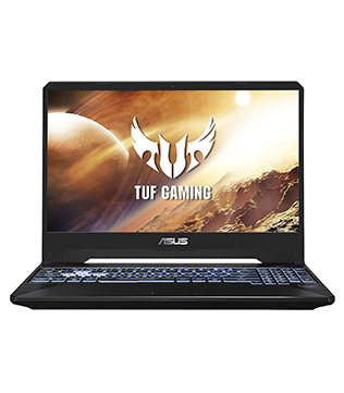 ASUS TUF Gaming FX505DT, 15.6 Inches, AMD Ryzen 5 3550H with Radeon Vega Mobile Gfx @2.10 GHz, 8 GB RAM, 512 GB NVME SSD, NVIDIA GeForce GTX 1650, Black Laptop (Minor Wear & Tear On Keyboard & Body) (Pre-owned)