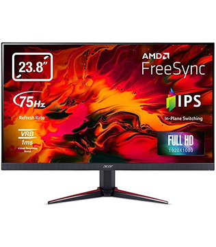 Acer NITRO 23.8 Inch VG240YB Monitor (Pre-owned)