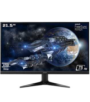 Acer Nitro 22 Inch QG221Q Monitor (Black) (Minor White Dot on Screen) (Pre-owned)