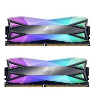 Adata XPG Spectrix D60G 32GB (16GBX2) DDR4 3200MHz (AX4U3200316G16-DT60) Desktop RAM (Pre-owned)