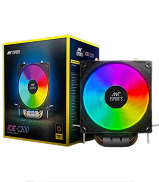 Ant Esports ICE-C200 120mm CPU Air Cooler (Pre-owned)