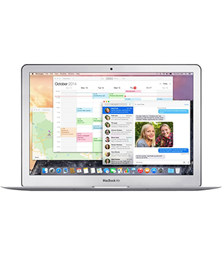 Apple MacBook Air A1466 (2015),13 inch, Intel Core i5-5250U CPU @1.60GHz , Intel HD Graphics 6000, 8GB RAM, 128GB SSD (Silver) Laptop (Pre-owned)