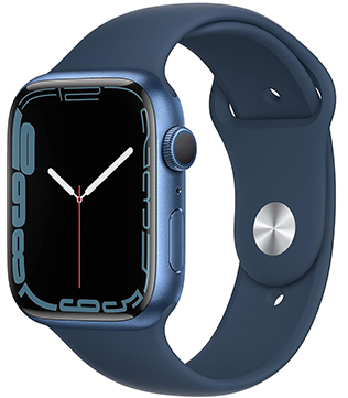 Apple Watch Series 7 (GPS,41mm) Blue Aluminium Case With Abyss Blue Sport Band (Pre-owned)