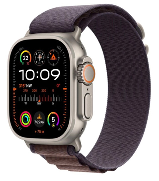 Apple Watch Ultra 2 (GPS + Cellular, 49mm) Titanium Case With Olive Alpine Loop (Pre-owned)