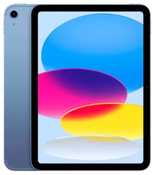 Apple iPad (10th Gen) (A2696) 64 GB ROM 10.9 inch with Wi-Fi Only (Blue) (Scratches) (Pre-owned)