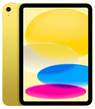 Apple iPad (10th Gen) (A2757) 64 GB ROM 10.9 inch with Wi-Fi + Cellular (Yellow) (Scratches, Pre-owned)