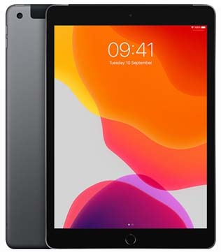 Apple iPad (7th Gen) (A2198) 128 GB 10.2 Inch with Wi-Fi + Cellular (Space Grey) (Pre-owned)