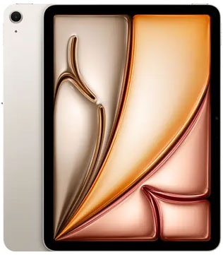 Apple iPad Air M3 (A3266) 128 GB 11 Inch with Wi-Fi Only (Starlight) (Pre-owned)