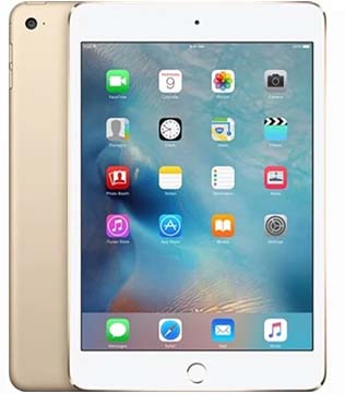 Apple iPad Mini (4th Gen) (A1550) 16 GB 7.9 Inch with Wi-Fi + Cellular (Gold) (Scratches) (Pre-owned)