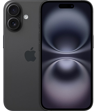 Apple iPhone 16 128 GB Black (Battery Health 100%) (Pre-owned)