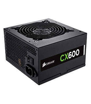 Corsair CX600 600 Watt Non-Modular Power Supply (Pre-owned)