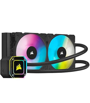Corsair iCUE H100i Elite CAPELLIX ARGB CPU Liquid Cooler (Black) (Pre-owned)