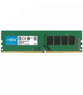 Crucial 16GB 2400Mhz DDR4 (CB16GU2400) Desktop RAM (Pre-owned)