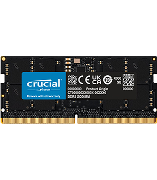 Crucial 16GB DDR5 4800MHz (CT16G48C40S5) Laptop RAM (Pre-owned)