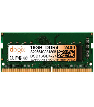 DOLGIX 16GB DDR4 2400MHz Laptop RAM (Pre-owned)