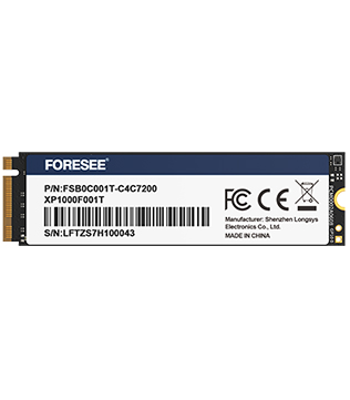 FORESEE XP2100F 1TB M.2 NVMe Internal Solid State Drive (Pre-owned)