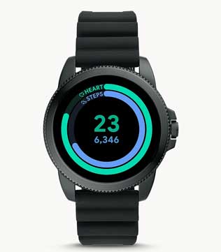 Fossil Gen 5E Smartwatch (DW11F2) (Black Strap) (Pre-owned)