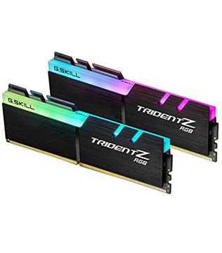 G.Skill Trident Z RGB 64GB (32GBx2) DDR4 4000MHz (F4-4000C18D-64GTZR) Desktop RAM (Pre-owned)