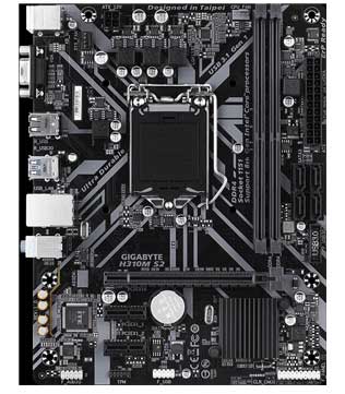 GIGABYTE H310M S2 Motherboard (Pre-owned)
