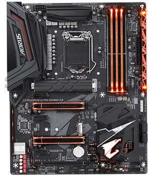 GIGABYTE Z370 AORUS Ultra Gaming Motherboard (Pre-owned)