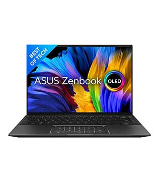 ASUS Vivobook 14X OLED-K3405VFB, 14 Inches, Intel(R) Core(TM) i5-13500H CPU @ 2.60GHz, 16 GB RAM, 512 GB NVME SSD, NVIDIA GeForce RTX 2050, Black Laptop (Pre-owned)