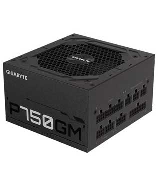 Gigabyte 750 Watt P750GM 80 Plus Gold (GP-P750GM) Power Supply (Pre-owned)