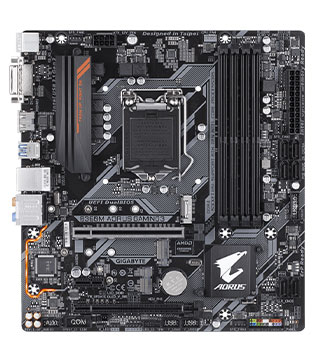 Gigabyte B360 M AORUS ELITE Motherboard (Pre-owned)