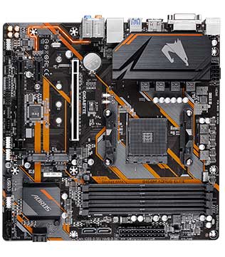 Gigabyte B450M AORUS ELITE Motherboard (Pre-owned)
