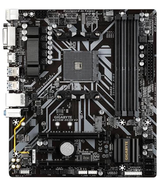Gigabyte B450M DS3H V2 Motherboard (Without I/O Shield) (Pre-owned)
