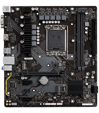Gigabyte B660M D2H DDR4 Intel Motherboard (Without I/O Shield) (Pre-owned)