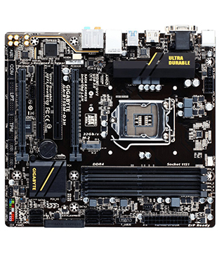 Gigabyte GA-B150M-D3H Motherboard (Pre-owned)