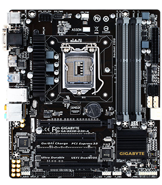 Gigabyte GA-B85M-D3H-A Motherboard (Pre-owned)