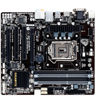 Gigabyte GA-B85M-D3V-A Motherboard (Without I/O Shield) (Pre-owned)