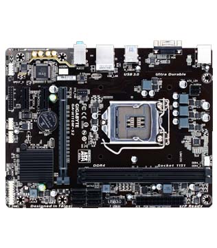 Gigabyte GA-H110M-S2 Motherboard (Pre-owned)