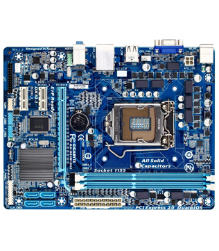 Gigabyte GA-H61M-DS2 Motherboard (Pre-owned)