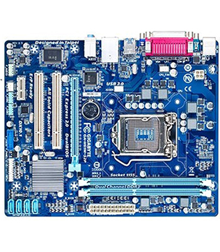 Gigabyte GA-H61M-S2P (Without I/O Shield) Motherboard (Pre-owned)