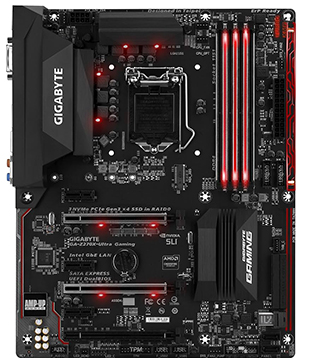 Gigabyte GA-Z270X Ultra Gaming Motherboard (Pre-owned)