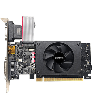 Gigabyte GeForce GT 710 2GB GDDR5 (GV-N710D5-2GIL) Graphics Card (Pre-owned)
