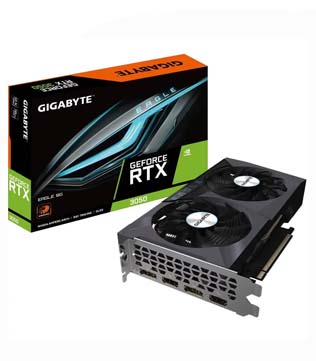 Gigabyte GeForce RTX 3050 EAGLE OC 8G 8GB (GV-N3050EAGLE OC-8GD) Graphics Card