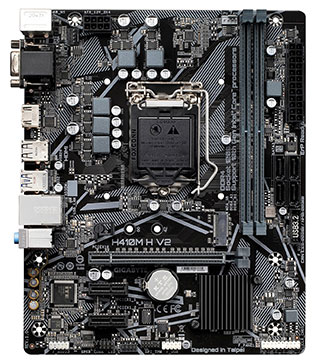 Gigabyte H410M-H V2 Motherboard (Without I/O Shield) (Pre-owned)